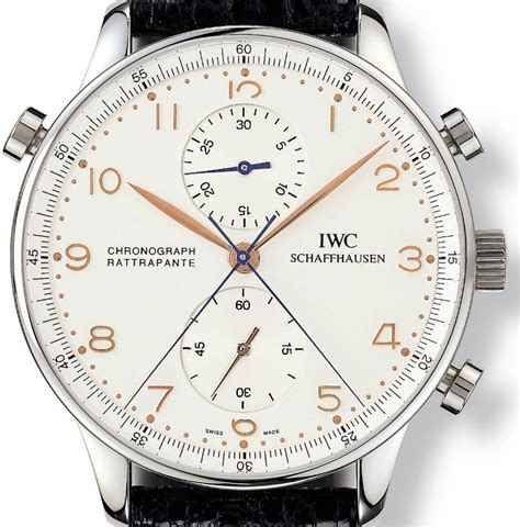 iwc portuguese chronograph rattrapante replica|Best version of the IWC Portuguese chronograph .